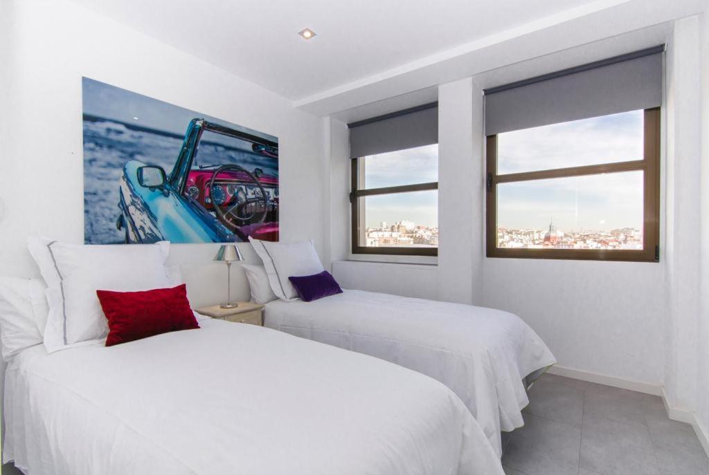 Plaza Espana & Gran Via Appartement Madrid Buitenkant foto